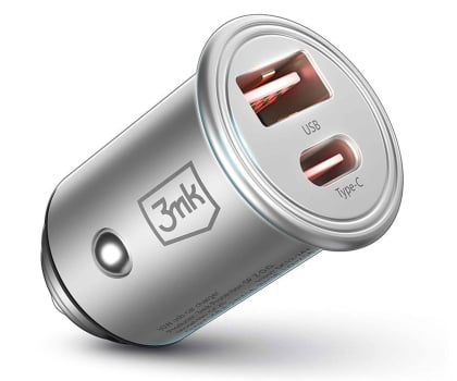 Ładowarka do smartfonów 3mk Ładowarka Samochodowa Hyper Car Charger 45W USB-C + USB-A